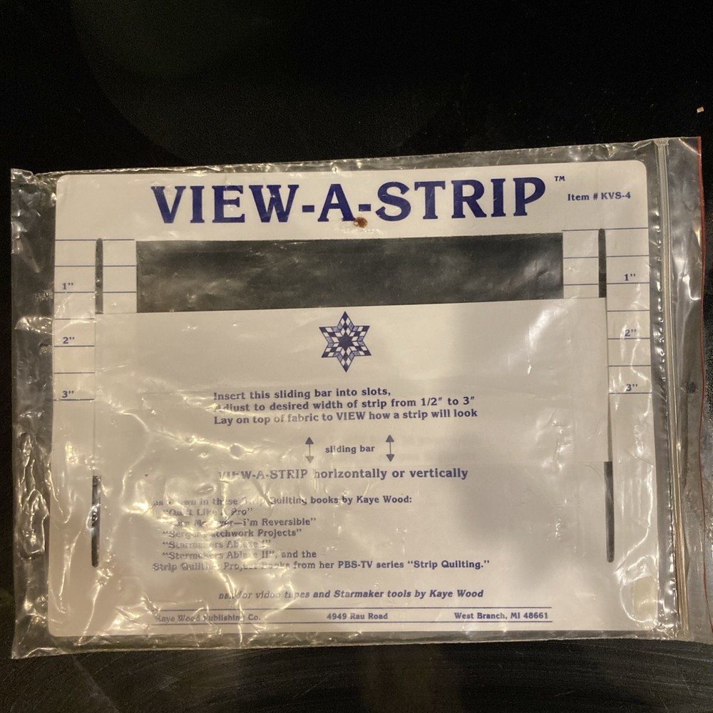 VIEW-A-STRIP Quilting Template Design NEW