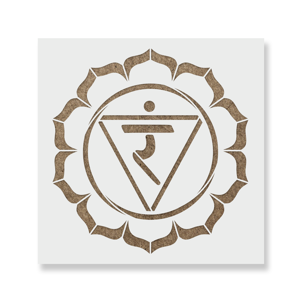 Manipura Solar Plexus Chakra Stencil
