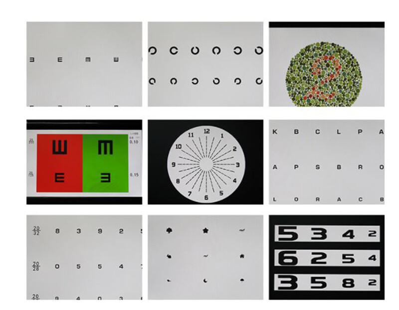 Multi-Function 18.5” LED Eye Chart Projector Micro Display 1m-6m Optometry Chart