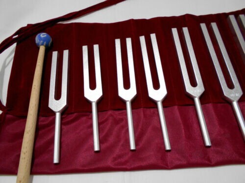 9 Sacred Solfeggio Unweighted Tuning Fork With Mallet