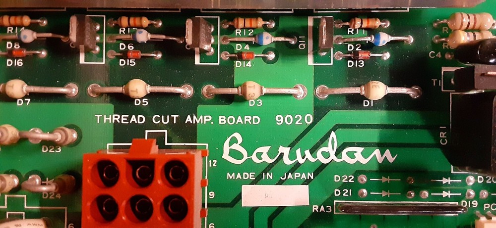 Barudan Embroidery Machine Thread Cut AMP. Board 9020