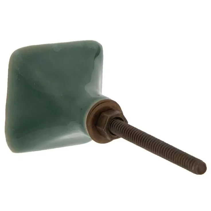 Turquoise Square P ull Knob
