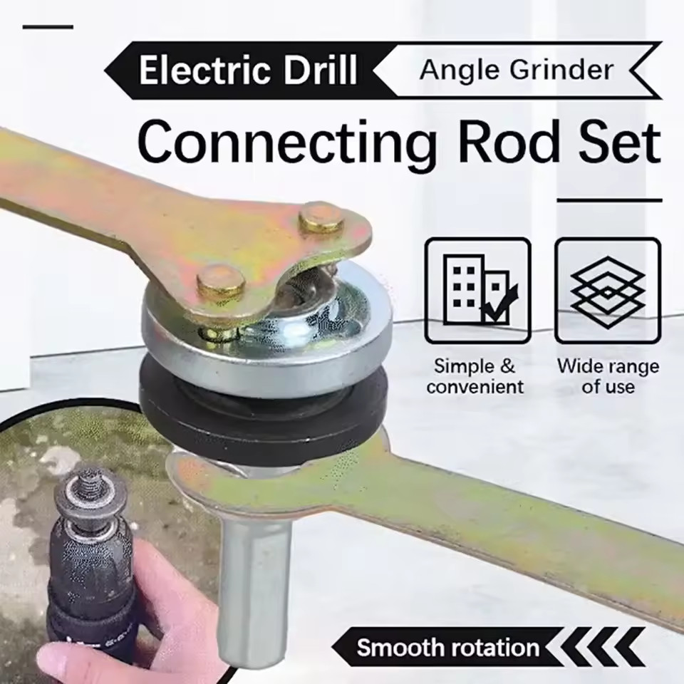 5Pcs/set Electric Drill Variable Angle Grinder Connecting Rod Converter Tool UK