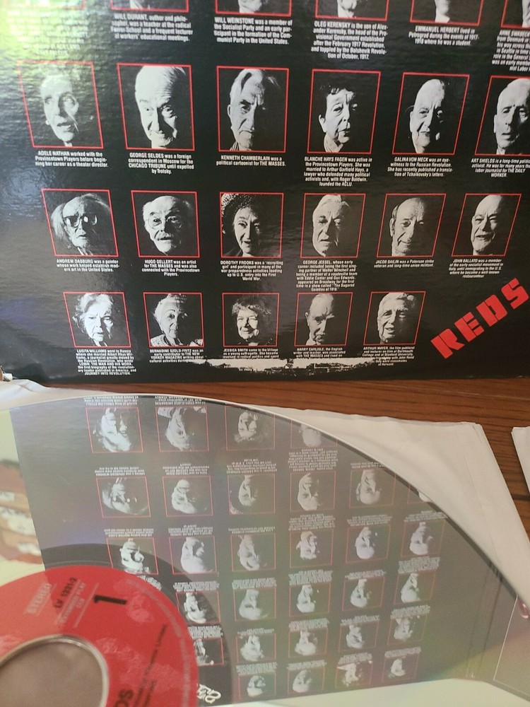 REDS Laserdisc 2 Discs Double gate sleeve. NTSC. Free Post