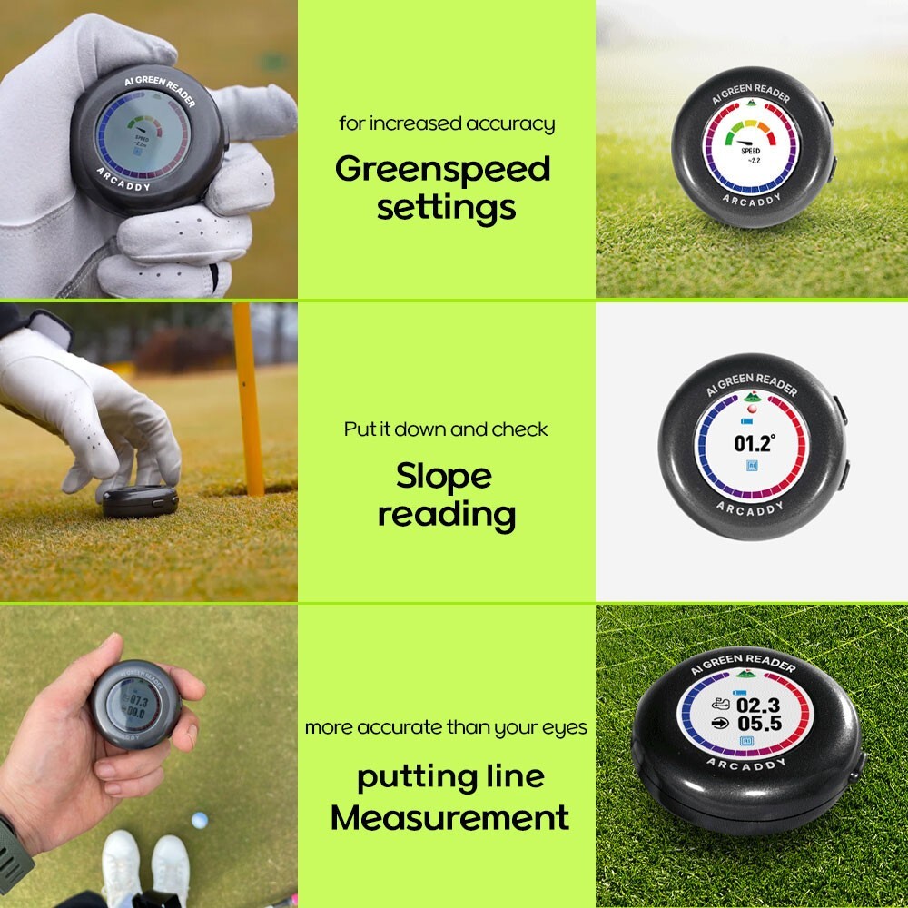 ARCADDY Digital Putting Green Reader Golf Putt Training Aid Golf accessories