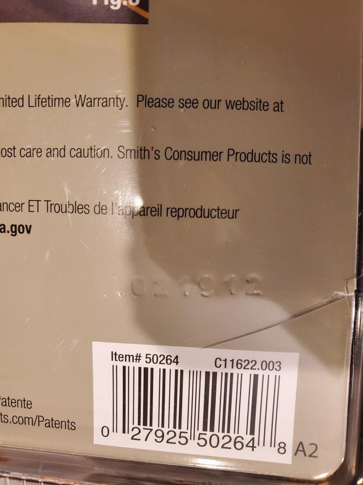 Smith's Adjustable Angle Pull-Thru Knife Sharpener 50264 NIP