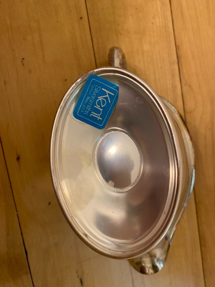 Kent Silversmith silver plated gravy boat
