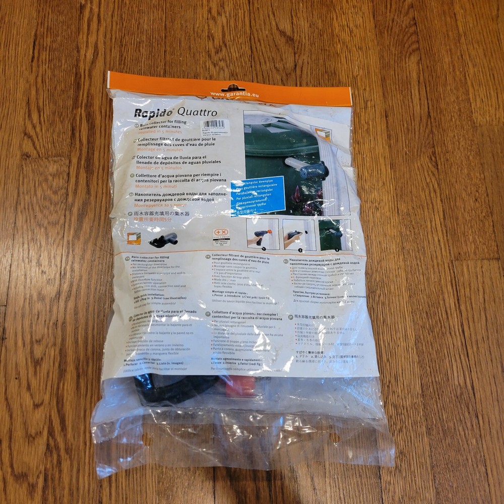 Rapido Quattro Rain Collector For Rectangular Downpipe