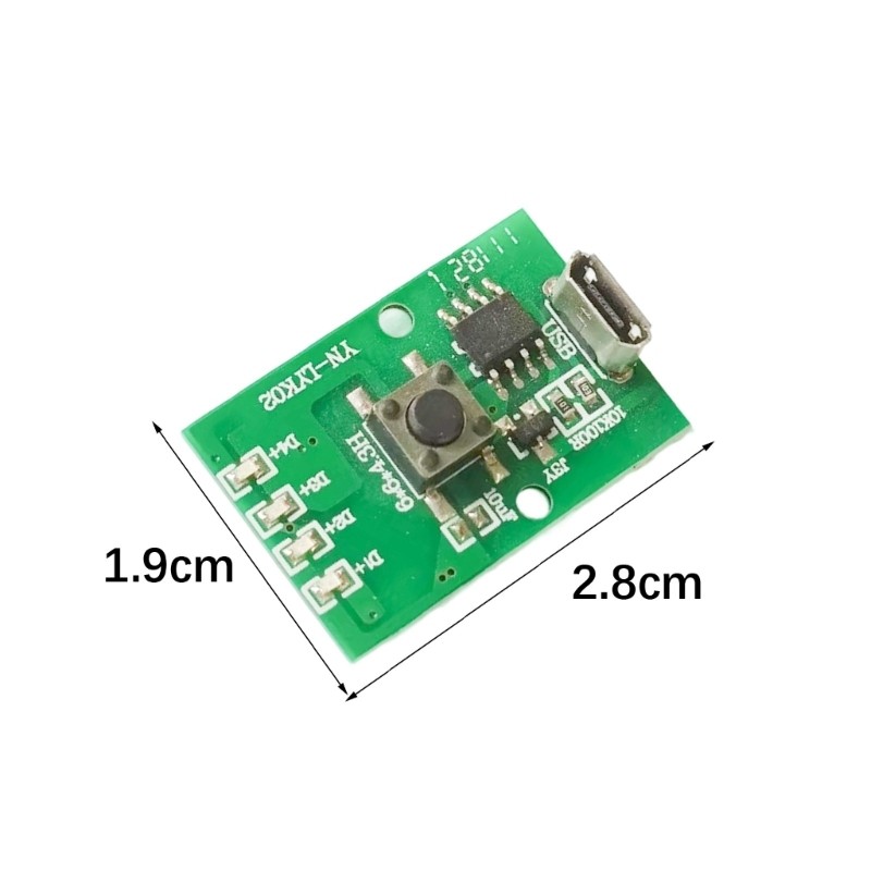 28.1x19.3mm Flashlights Control Board Multiple Stage Brightness Customization