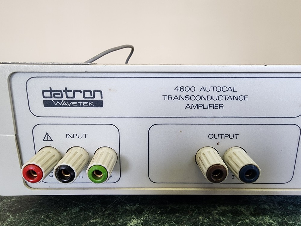 Datron Wavetek 4600 Autocal Transconductance Amplifier - PSU Error