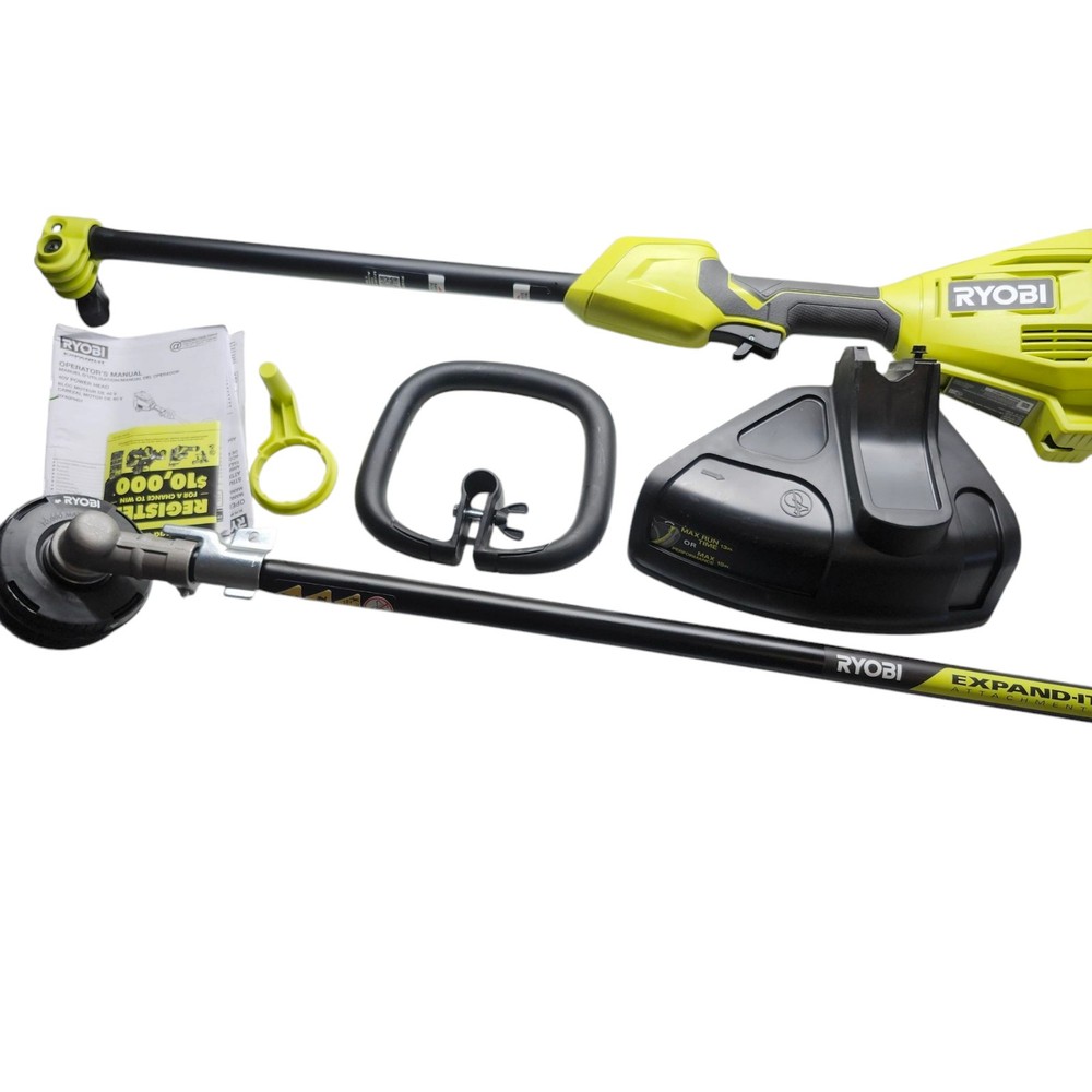 Ryobi RY40ST01K 40V 15" Expand-It Attachment Capable String Trimmer - Tool-Only