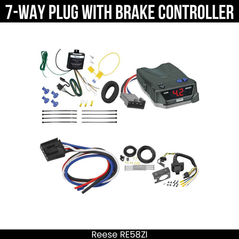 Reese RV 7-Way Trailer Wiring Harness + Brake Control For 24-25 Honda Prologue