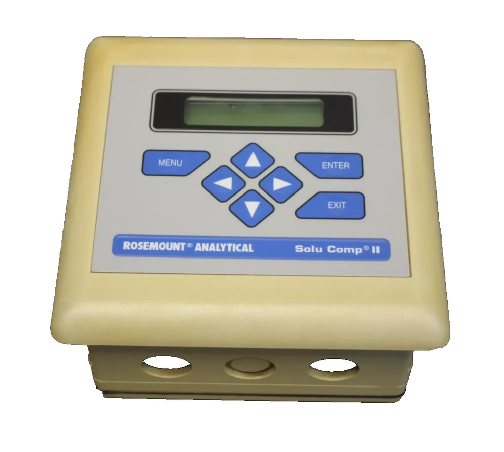 Rosemount Analytical Solu Comp II ph Analyzer Model 1055-01-10-22