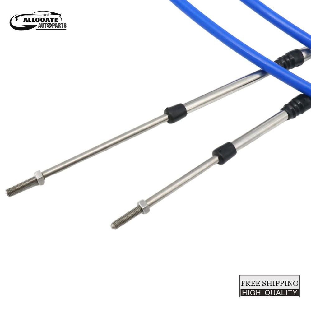 33C 2PCS 20FT For Yamaha Boat Control LeverThrottle Control Cable Universal