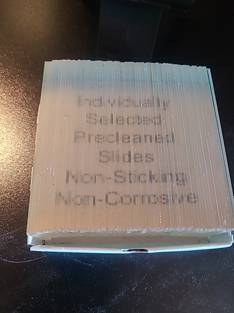 Premiere Microscope Slides 1/2 Gross plain, fine ground edge 9101-E