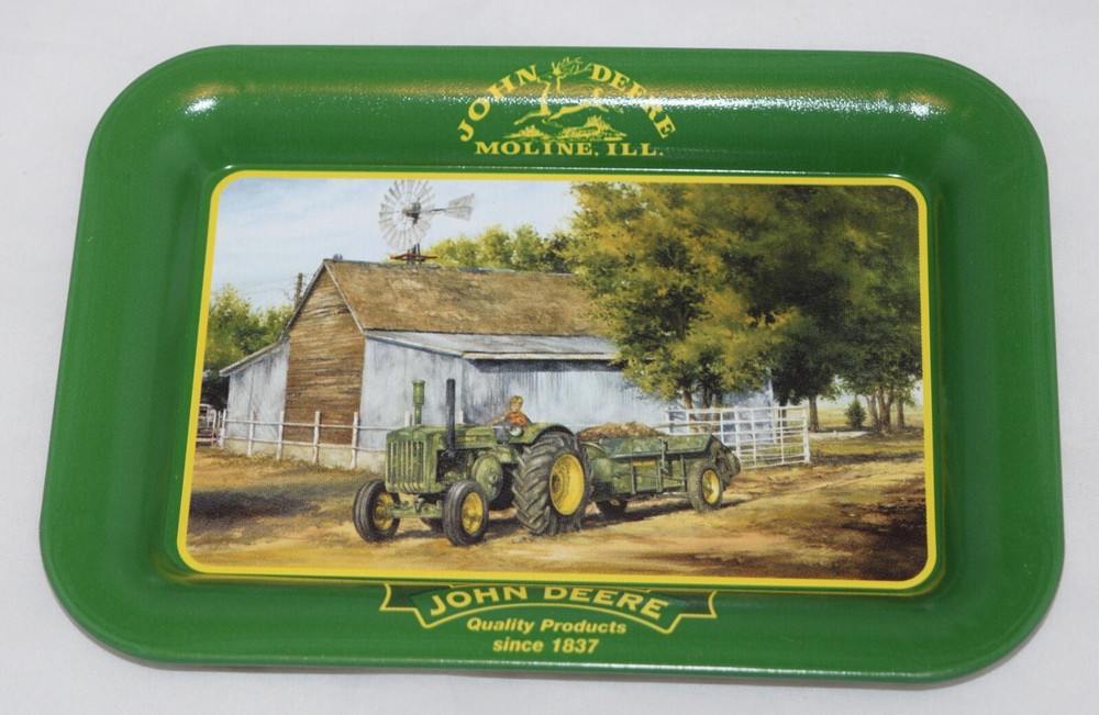 John Deere Metal Spare Change Trays