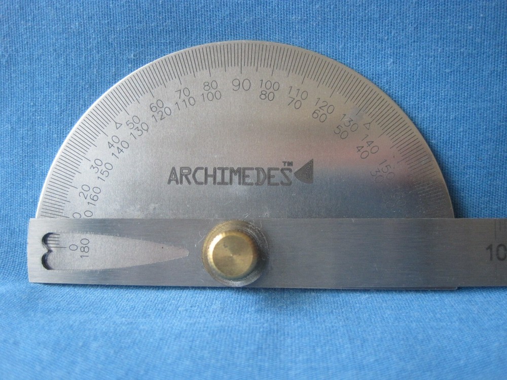 Tool. Measuring. Protractor with Line. Tool. Instrument.