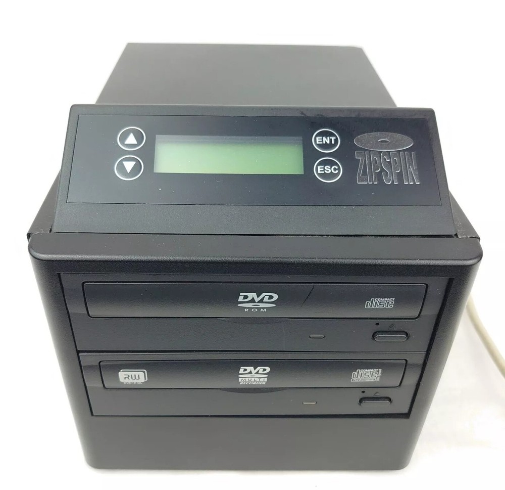 PDE Tech DVD121-PRO-WM ZipSpin DVD Duplicator Tested Working