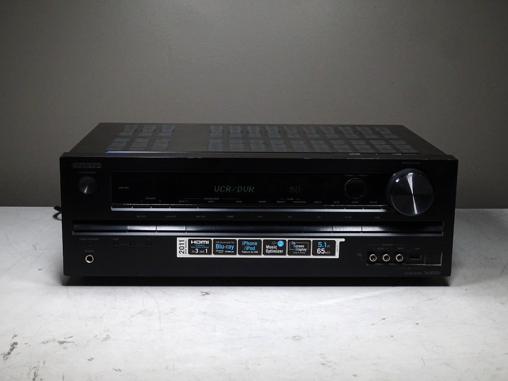 ONKYO A/V Receiver (TX-SR309) NO Remote-TESTED/Working