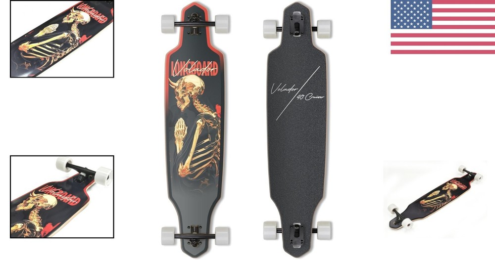 Versatile 40inch Urban Cruiser with Drop-Through Deck & Eye-Catching Design