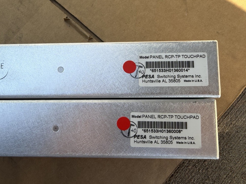 2 RCP-TP 1RU Matrix Switcher Control Panel