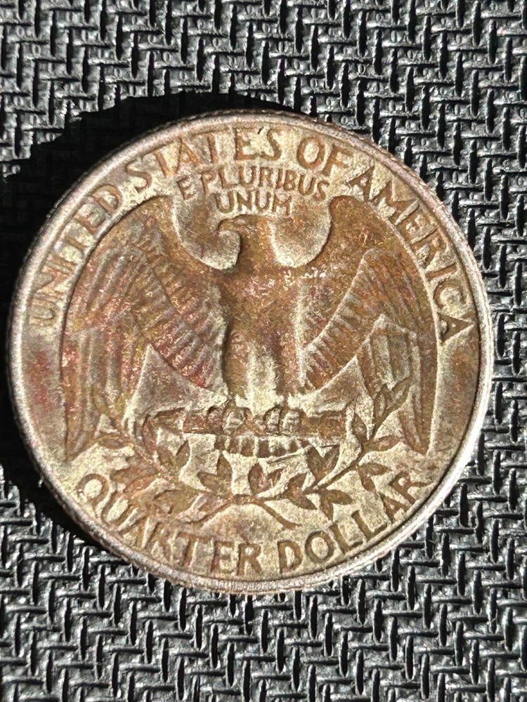 1982 D Quarter missing clad both obverse and reverse. Must have for collectors!