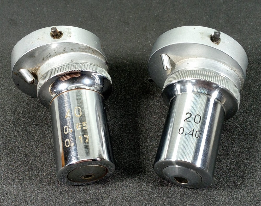 Set lenses lomo microscope Vintage USSR. Набор объективы ЛОМО запчасти микроскоп