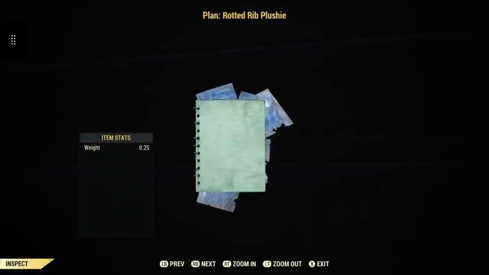 (Xbox) Rotted Rib Plushie Plan
