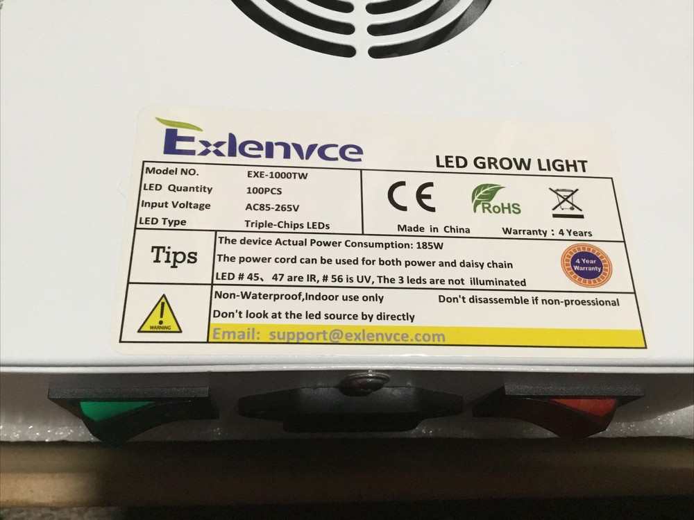 Exlenvce 1000watt Grow Light