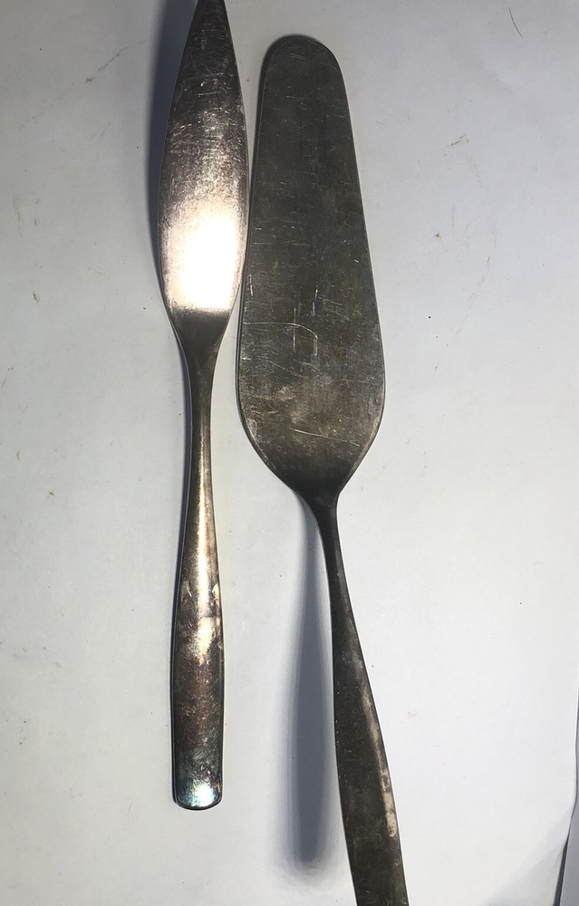 Wellner Germany Patent 90 Silverplate WLN4 2 Solid PIE & OTHER SERVER