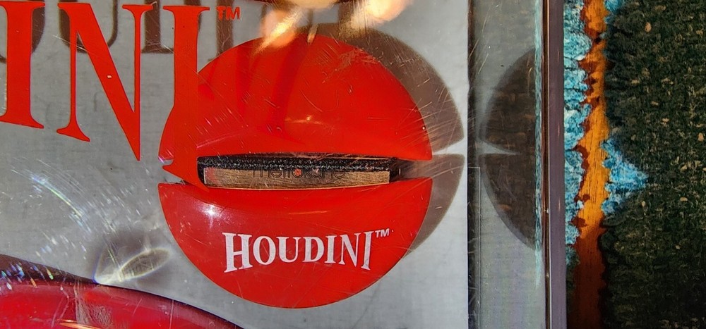 New Houdini Lever Corkscrew 3 Piece Wine Opener Set Ruby Red. Never Used!