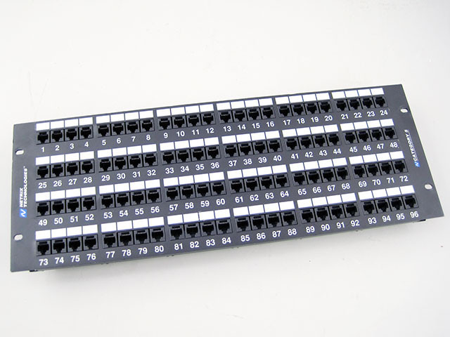 NETRIX TECHNOLOGIES 96 PORT CATEGORY 5 PATCH PANEL CAT5 4U