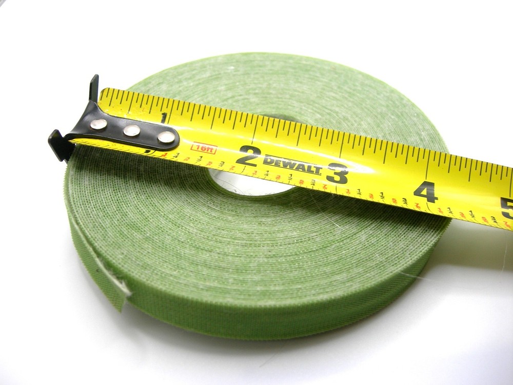 Hook and Loop Tape Strip Back Roll-Green -See pictures