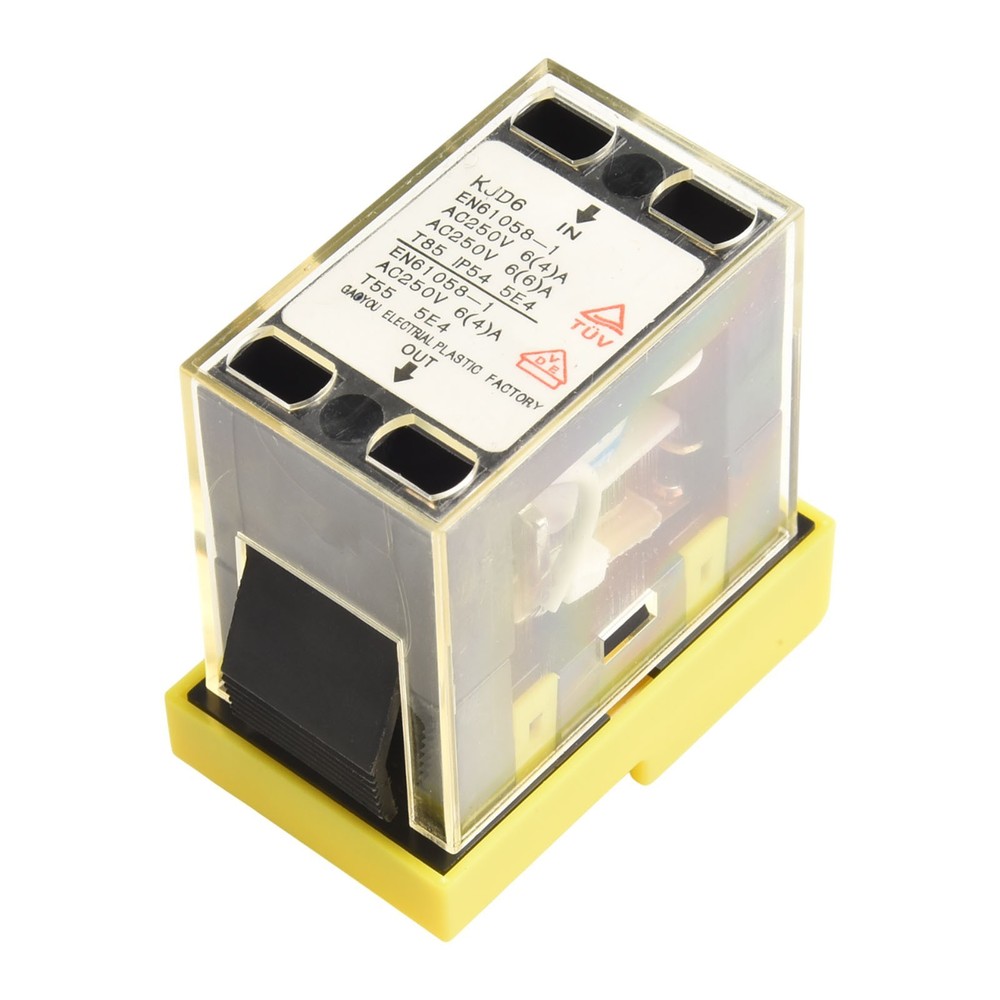 Reliable start button switch with power off and undervoltage protection