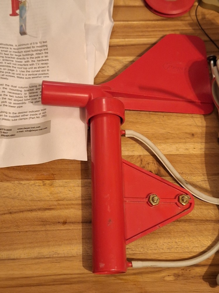Dwyer Mark II Wind Speed Indicator And Scientific Thermometer