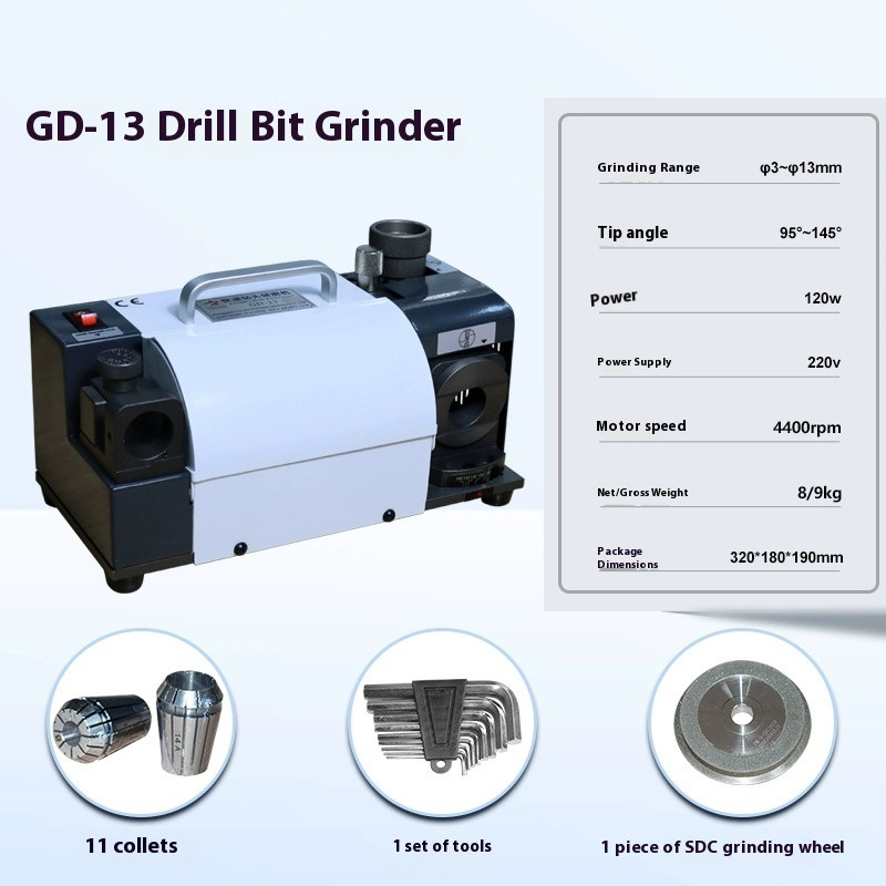 Grinding Machine, BladeSharpener, Twist Drill Bit, Universal Sharpening Tool.