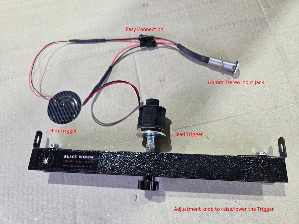 New Dual Zone Drum Trigger Bar 16"