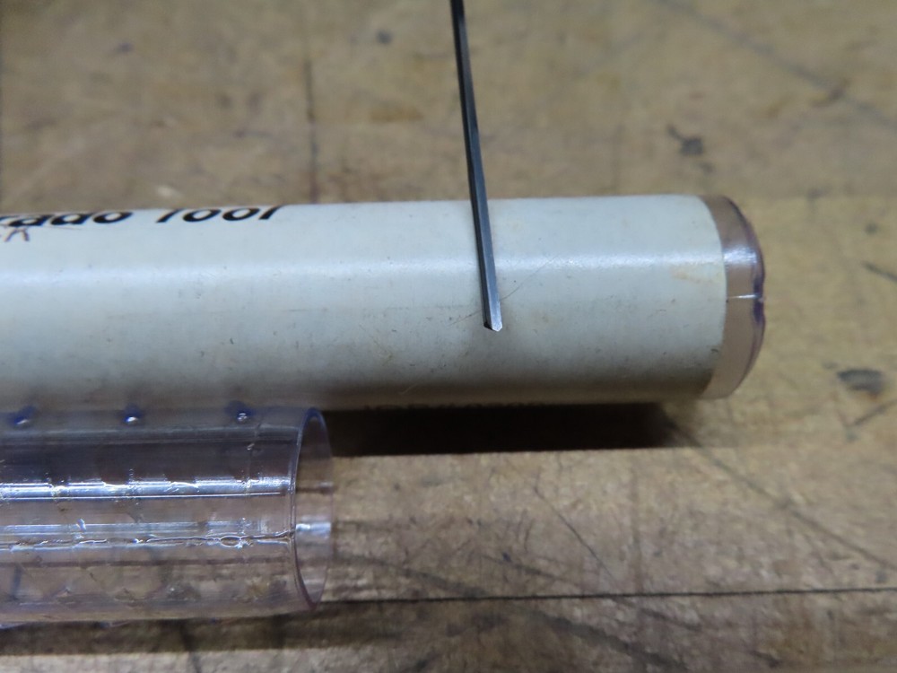 Eldorado 0.0550" X 8" coolant thru solid carbide gun drill 1/2" shank (@D48)