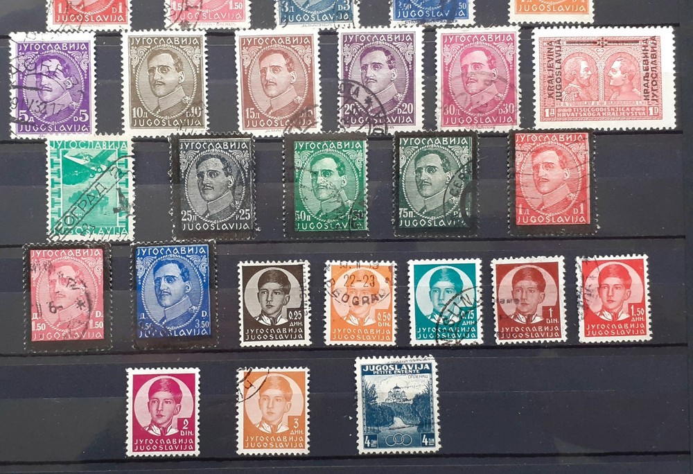 84 Pre Republic Yugoslavia stamps