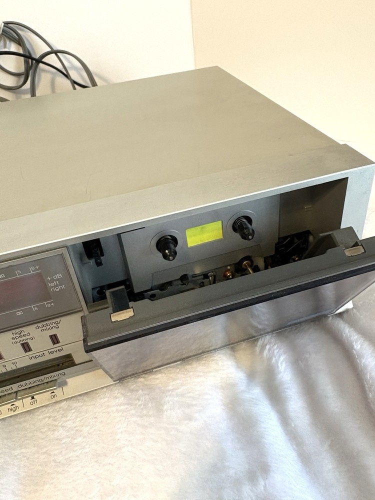 Technics Stereo Double Cassette Deck Model RS-B11-W Tested, Fully Functional