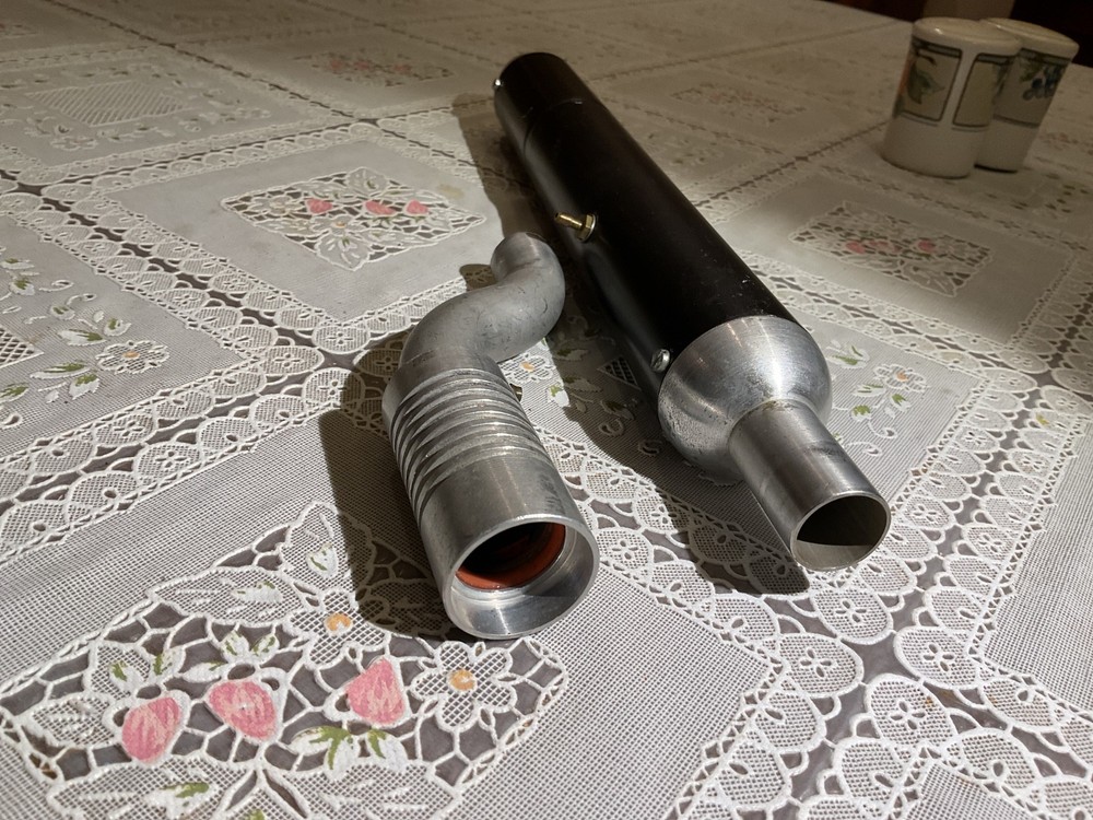Rc Engine Tuned Pipe plus transition tube and coupling