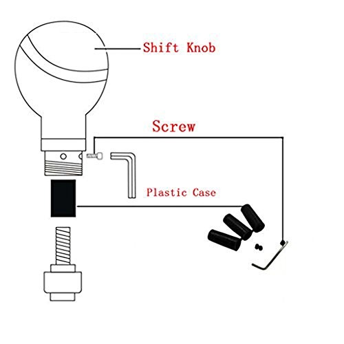 Skull Manual Automatic Gear Shift Knobs Black