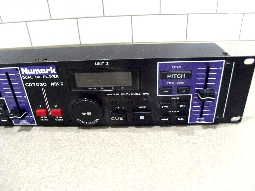 Numark CD7020 DJ Dual CD Controller Untested