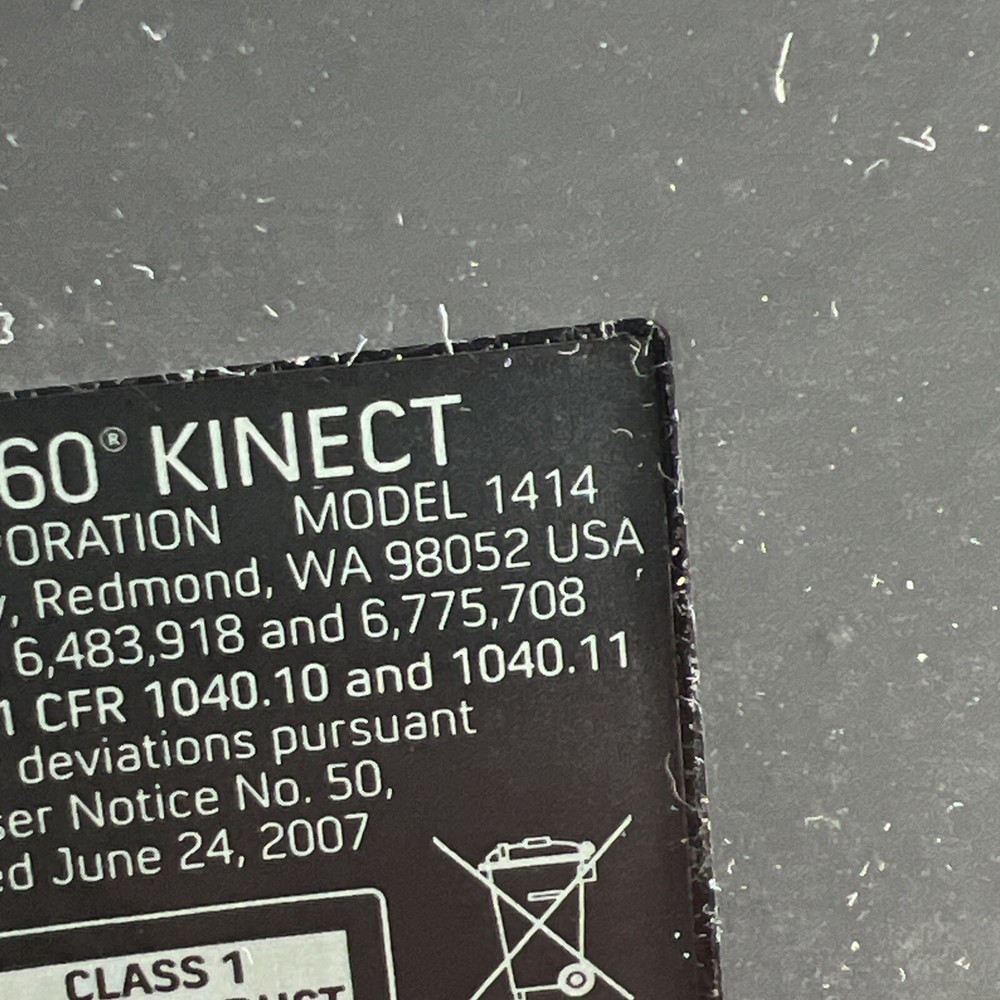 Microsoft XBOX 360 Kinect Sensor Bar Model 1414