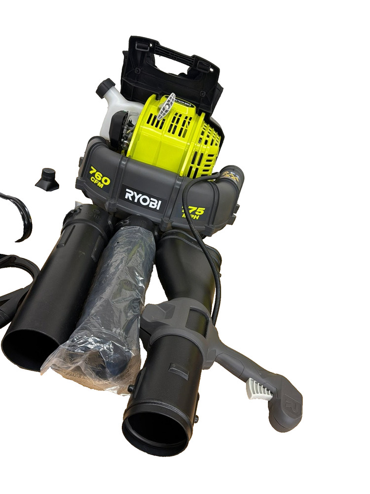 RYOBI 175 MPH 760 CFM 38cc Gas Backpack Leaf Blower