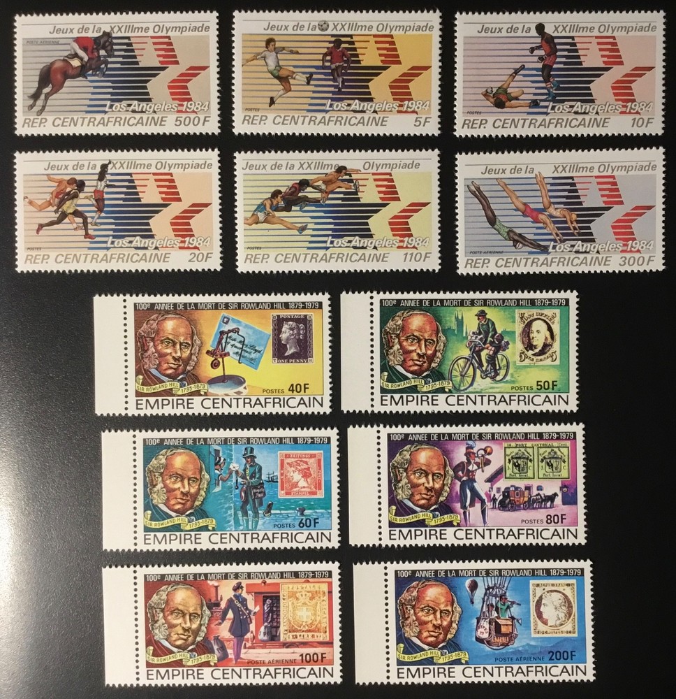 Central African Republic - 2 sets MNH - 040