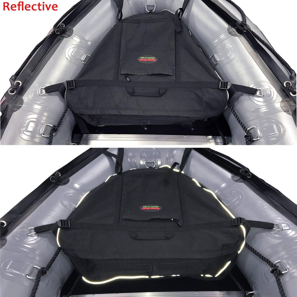 Seamax Sunlitec Front Accessory Storage Bow Bag for Inflatable Boat, with Ref...