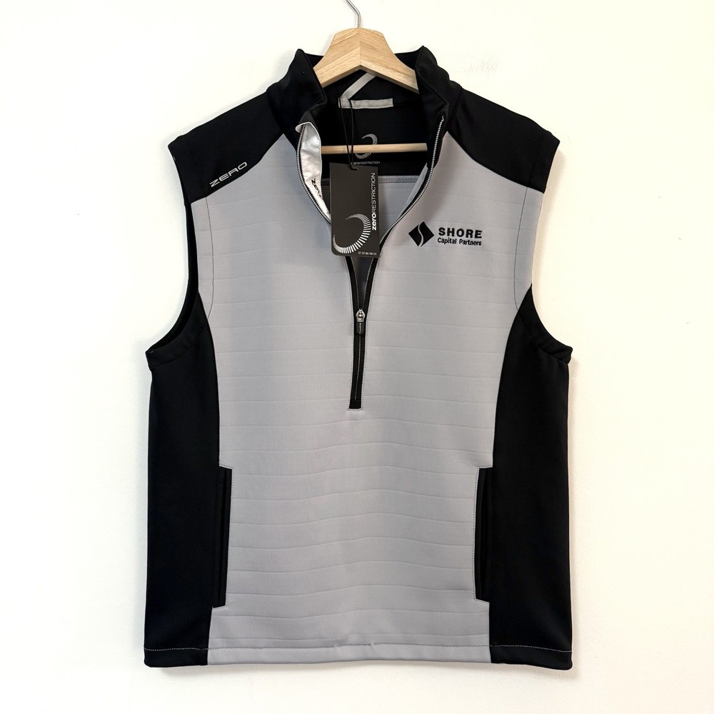 NWT Zero Restriction Duran Performance Half-Zip Golf Vest W1094 – Medium