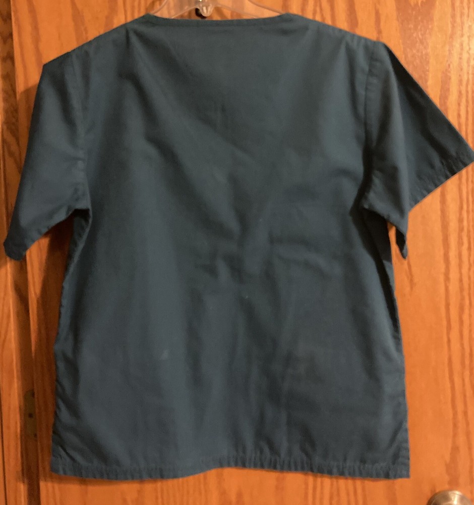 Butter-Soft Brand Scrub Top, Size Medium, Green Scrub Top