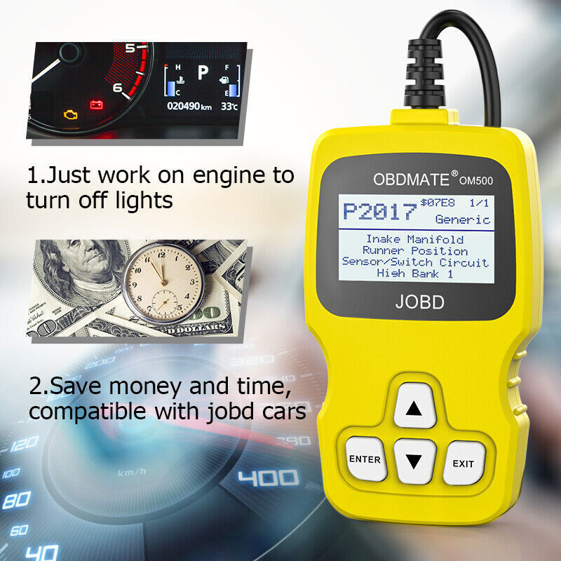 OM500 OBD2 JOBD Diagnostic Scanner Code Reader Check Engine for Japanese Cars